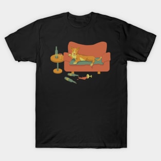 Greyhound loves wine T-Shirt